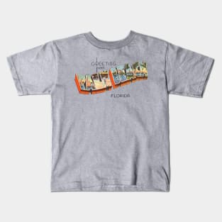 Greetings from Palm Beach Florida Kids T-Shirt